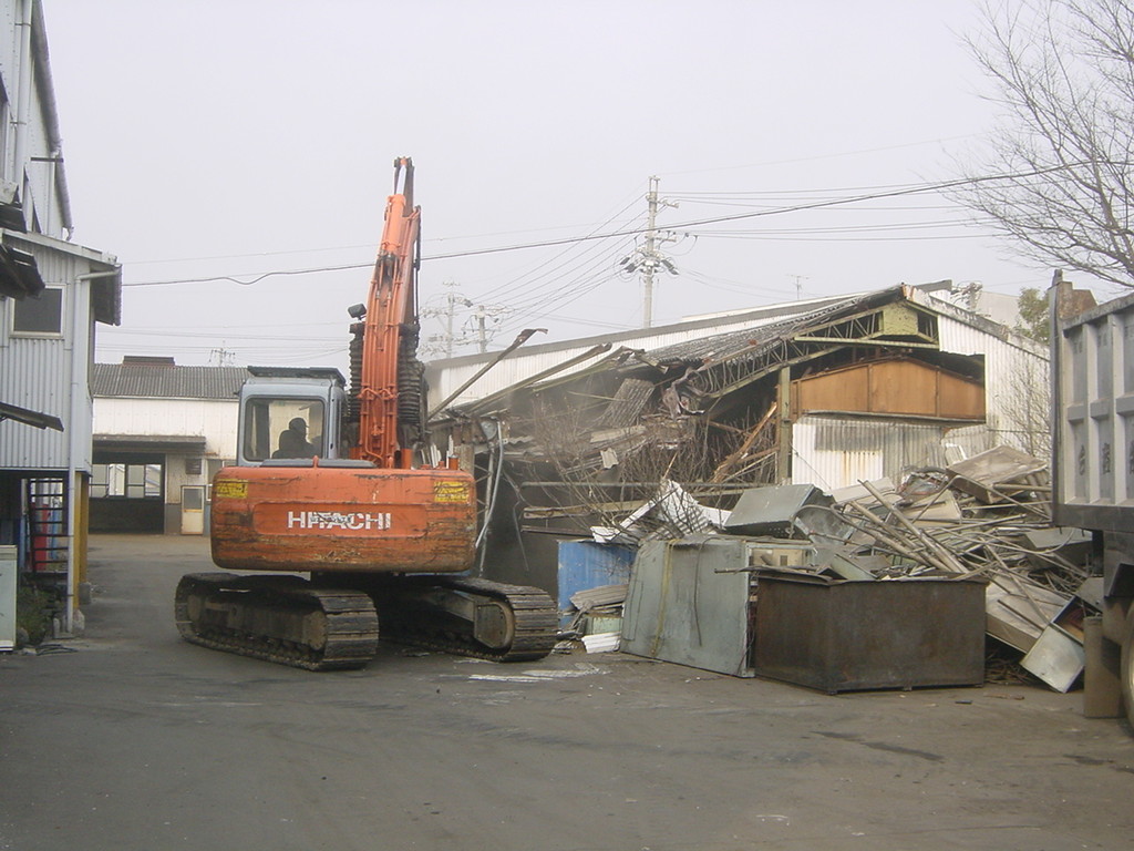工場内 倉庫解体工事